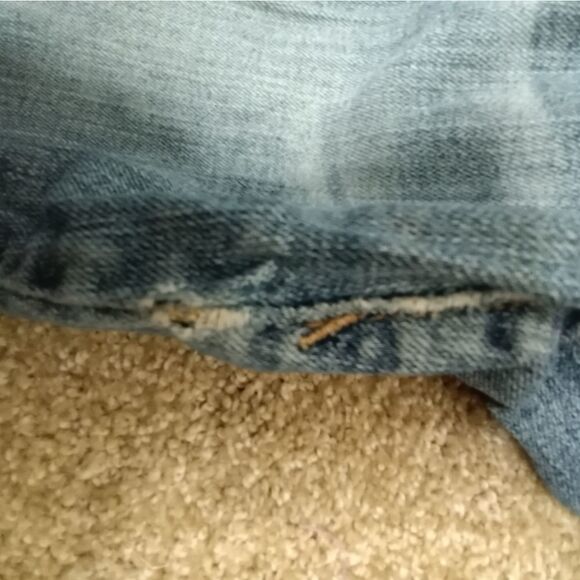 Tommy Hilfiger 14R Full Length Blue Denim Zipper Pockets Women's Jeans - Picture 9 of 11